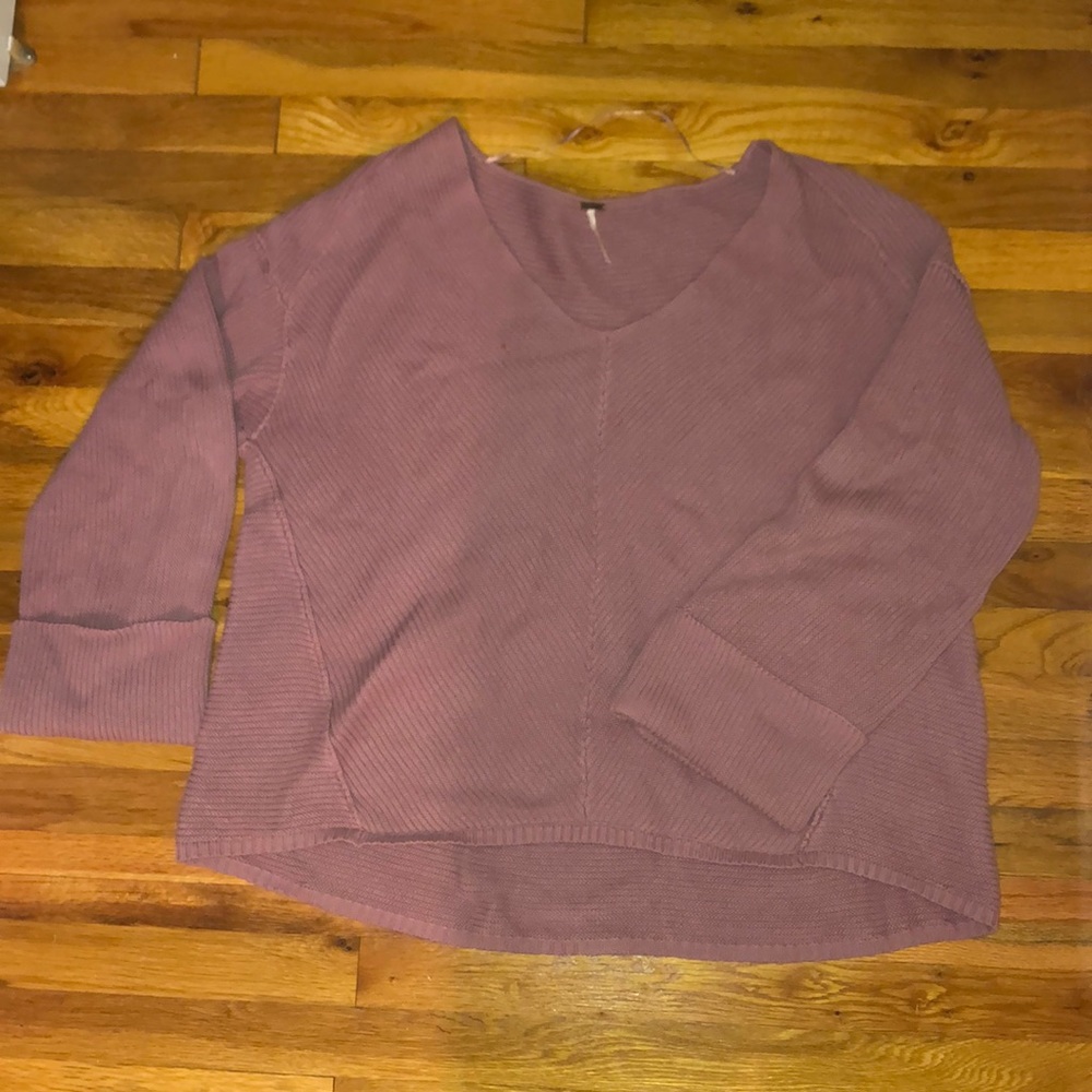 Free People Oversized Bell Sleeve Sweater